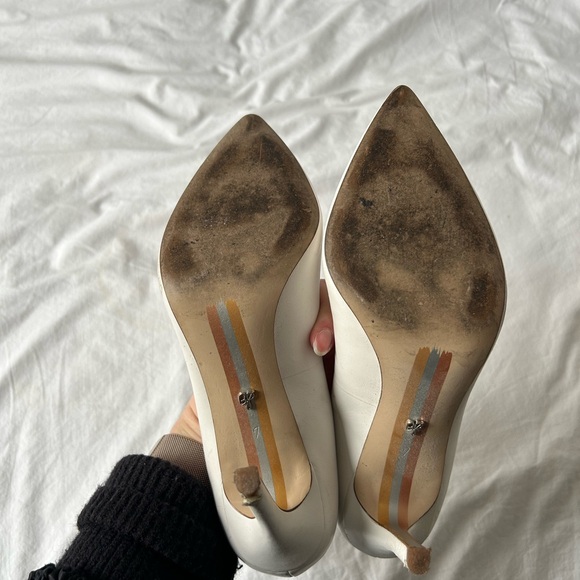 Sam Edelman Cream Heels - Picture 6 of 6